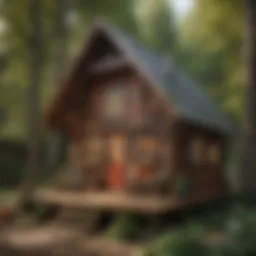 A-frame playhouse construction materials
