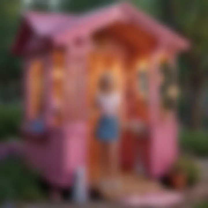 Barbie Outdoor Playhouse Imaginative Play