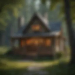 Enchanting Cabin Playhouse Nestled in Nature