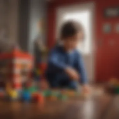 Exploring Boundless Creativity Children engaged in creative play with Duplo sets