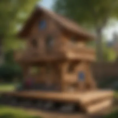 Playful Bliss: Children's Experience with Eagles Nest Children's Joy and Engagement in the Backyard Discovery Eagles Nest Elevated Outdoor Wooden Playhouse