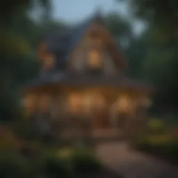 Enchanted Cottage Playhouse with Fairy Lights