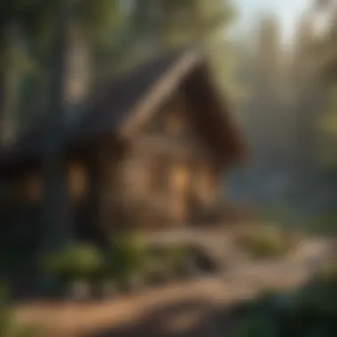 Enchanting Forest Retreat Enchanting Cozy Cabin Playhouse in Forest Setting