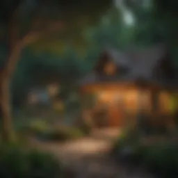 Cozy Escape Playhouse Garden Oasis