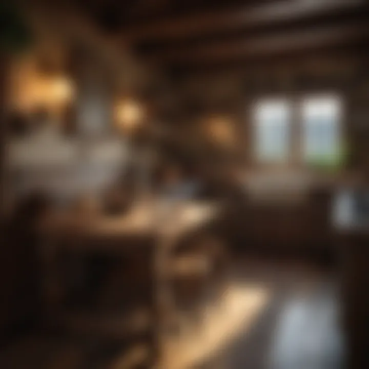 Detailed craftsmanship of a Cozy Cottage Playhouse interior