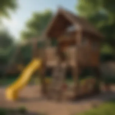 Sturdy and Long-lasting Playset Construction Durable Material Playset
