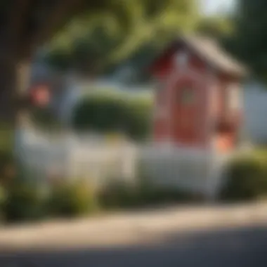 Educational features of the Little Tikes Playhouse with Fence and Mailbox