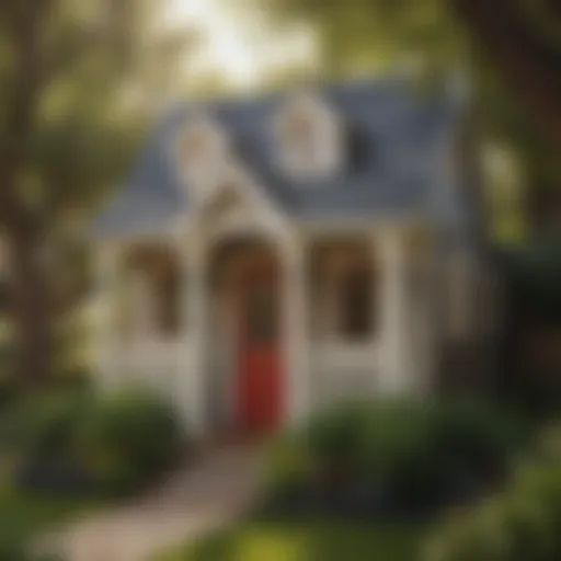 Elegant Exterior View of Little Tikes Cape Cottage Playhouse