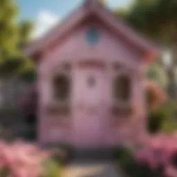 Enchanted Floral Pink Playhouse