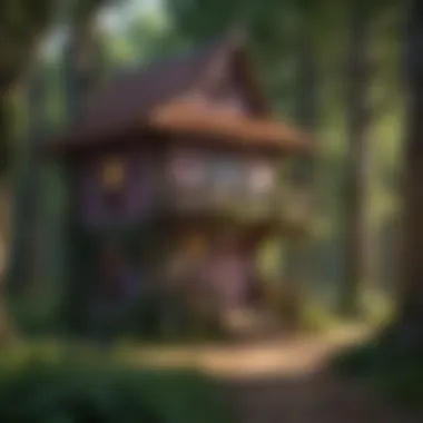 Enchanted Plum Playhouse in the Woods Enchanted Plum Playhouse in the Woods