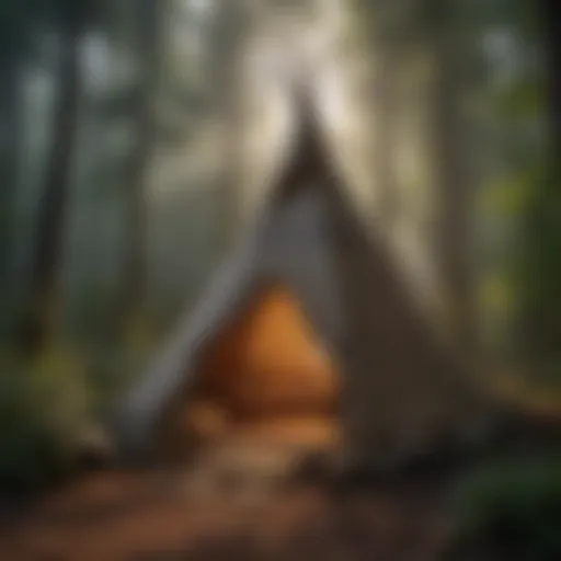 Enchanted Teepee Playhouse in Nature