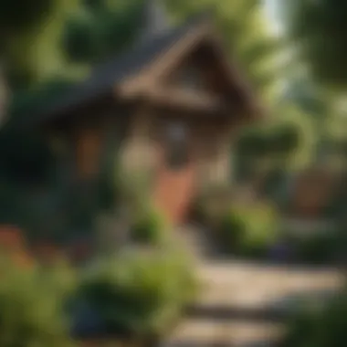 Enchanting Playhouse Garden Oasis Enchanting Playhouse Garden Oasis
