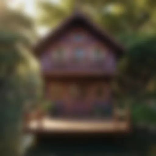 Enchanted Plum Boathouse Wooden Playhouse