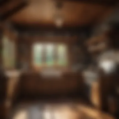 Enchanted Wooden Playhouse Kitchen Scene Enchanted Wooden Playhouse Kitchen Scene