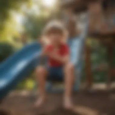 Stimulating Imaginative Play Kids engaging in imaginative play on slide
