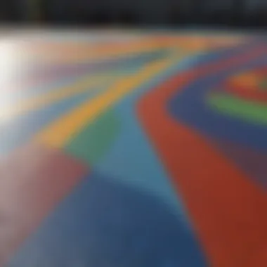 Vibrant Rubber Flooring for Play Areas Colorful rubber flooring for outdoor play area