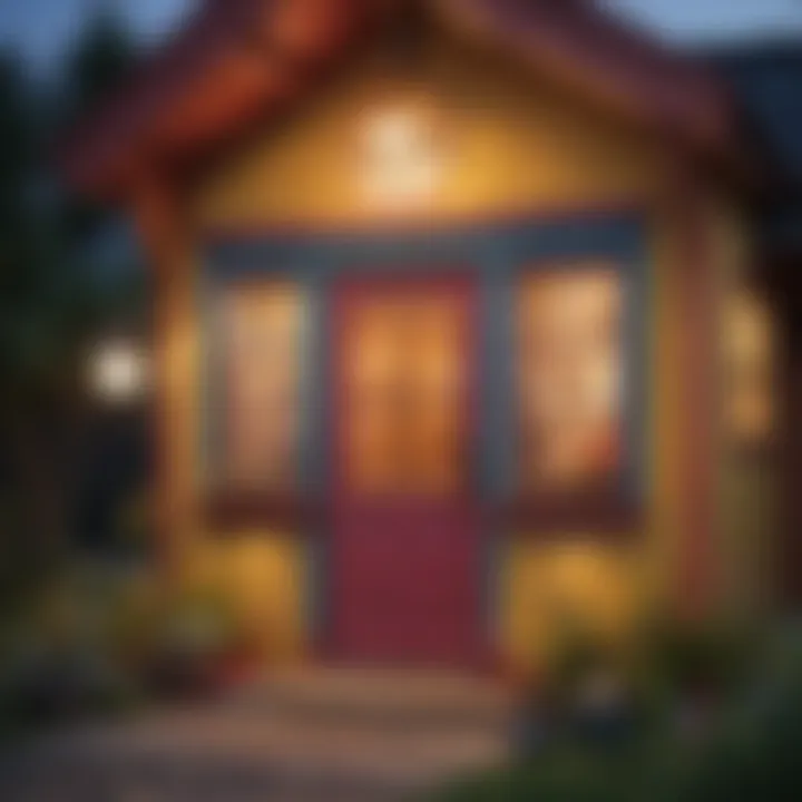 Colorful and vibrant playhouse decor