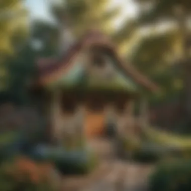 Whimsical Fairy Tale Inspired Outdoor Playhouse Whimsical Fairy Tale Inspired Outdoor Playhouse