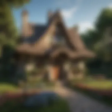Whimsical Fairy Tale Cottage