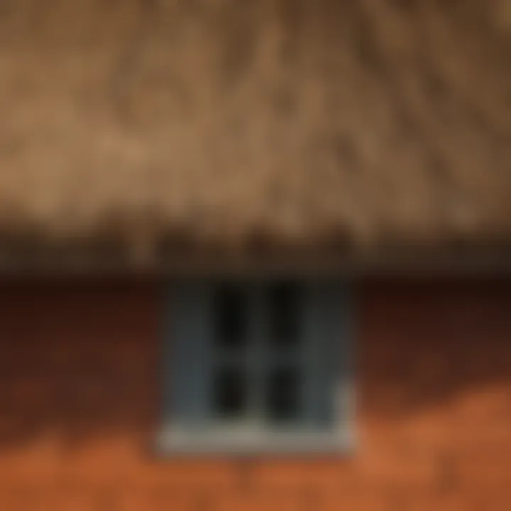 Playful Thatch Roof Covering