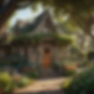 Whimsical Garden Hideaway Playhouse Whimsical Garden Hideaway Playhouse