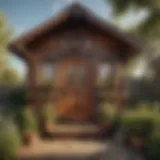 Vintage Playhouse with Rustic Charm