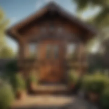 Vintage Playhouse with Rustic Charm