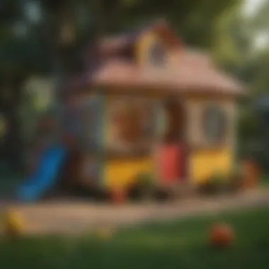 Stimulating Imagination with Educational Design Colorful and Educational Playhouse Design Stimulating Imagination