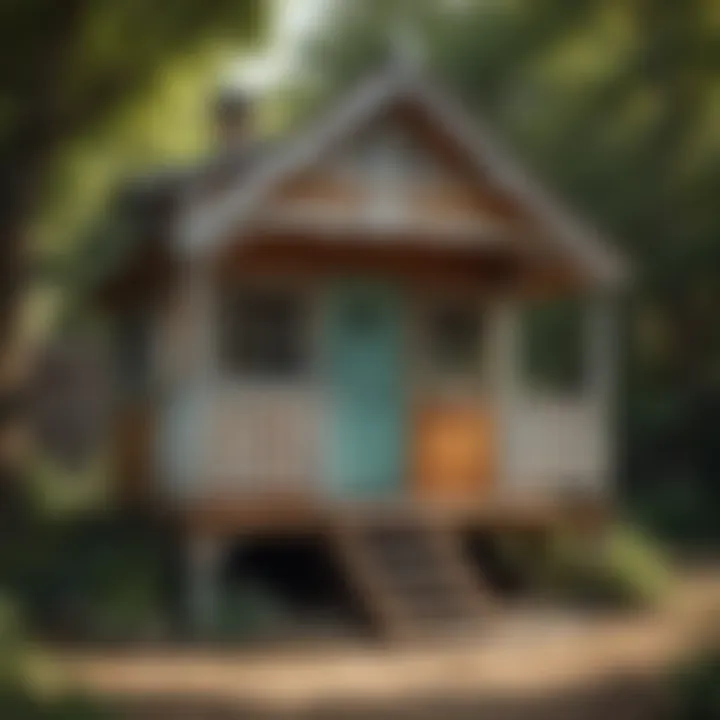 Vintage Wooden Playhouse with Creative Design