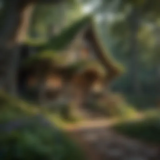 Enchanted Fairy Cottage in the Woods