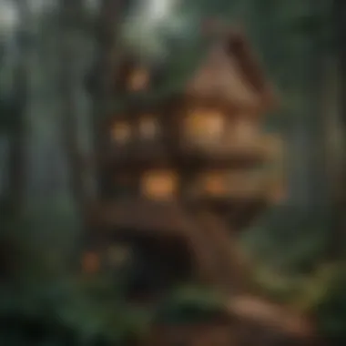 Enchanting Forest Treehouse Playhouse