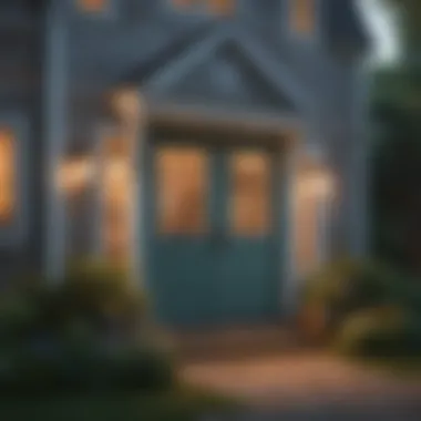Functional Door Design of Cape Cottage Playhouse