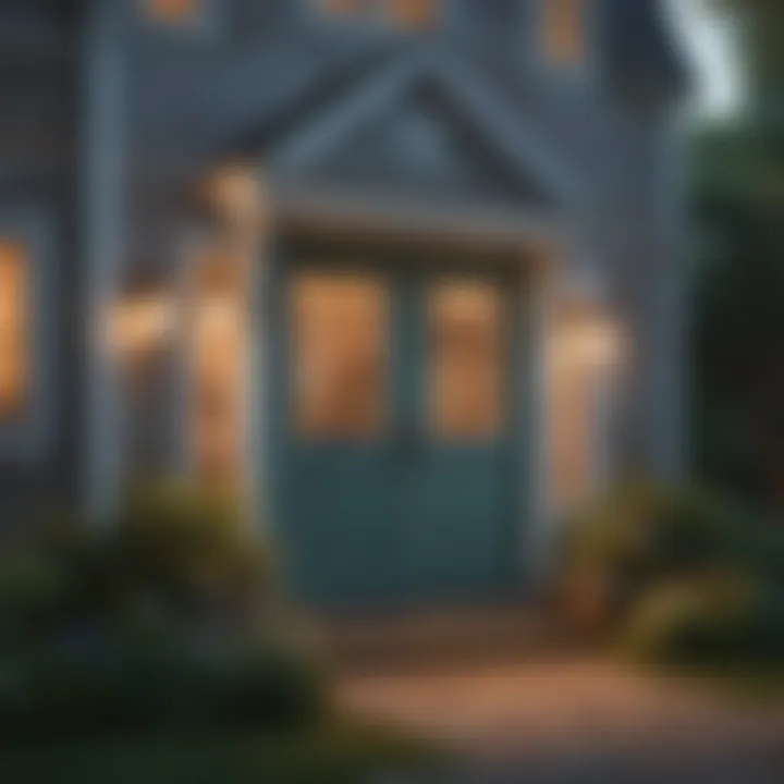 Functional Door Design of Cape Cottage Playhouse