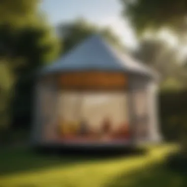 Enhancing Outdoor Play Experiences Outdoor play benefits for children in trampoline playhouse with tent cover