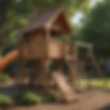 Cutting-Edge and Innovative Wooden Playset Design Innovative Design Playset