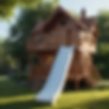 Innovative Playhouse Design with Slide Innovative Playhouse Design with Slide