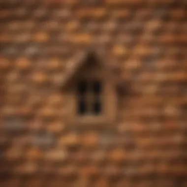 Insulated playhouse with natural wood shingles