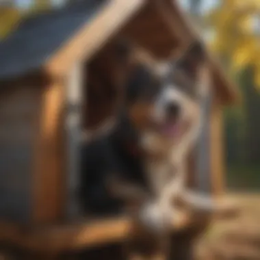 Interactive Features in Dog Playhouse