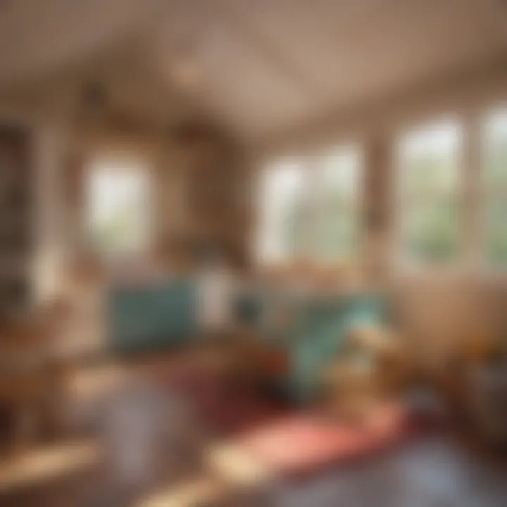 Interior layout of the KidKraft Cottage Playhouse