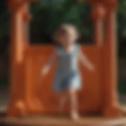 Child playing in the Intex Playhouse Jump O Lene