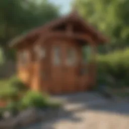 KidKraft Lakeside Bungalow Wooden Playhouse - Front View