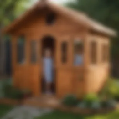 Creative Play Possibilities of the KidKraft Modern Outdoor Wooden Playhouse Wooden Playhouse Creative Play Possibilities