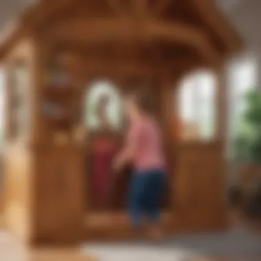 Exploring the Interior Features of KidKraft Playhouse KidKraft Outdoor Playhouse at Costco - Interior Features