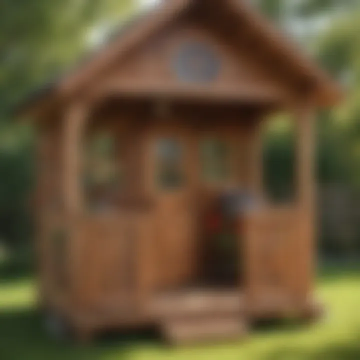 KidKraft Wooden Outdoor Playhouse Front View