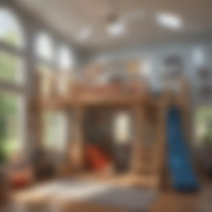 KidKraft Lofty Heights Playhouse Interior Layout