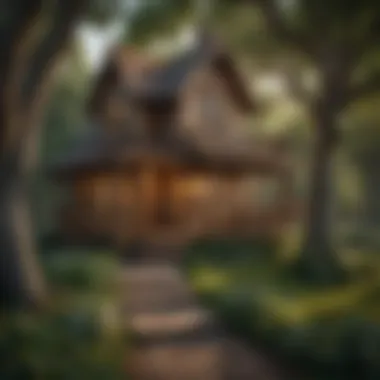 Magical Treehouse-Inspired Wooden Playhouse Cottage Magical Treehouse-Inspired Wooden Playhouse Cottage