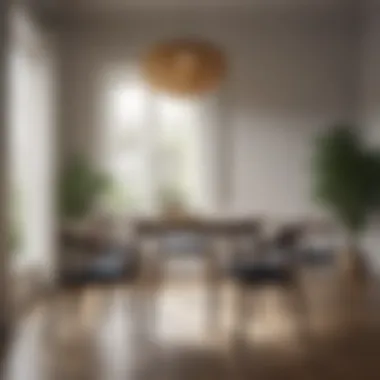 Sleek Scandinavian Dining Set with Minimalist Design Minimalist Scandinavian Dining Table and Chairs