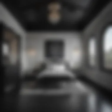 Minimalistic Black and White Playhouse Interior Minimalistic Black and White Playhouse Interior