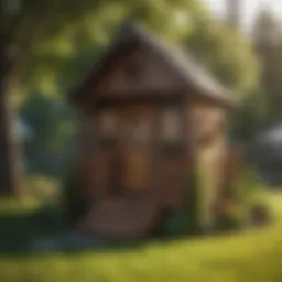 Outdoor adventure playhouse for kids