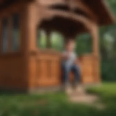 Immersing in Outdoor Playhouse Adventures Outdoor Playhouse Fun